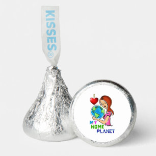 I Love My Home Planet Save World Mother Earth Day Hershey®'s Kisses®