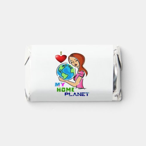 I Love My Home Planet Save World Mother Earth Day Hersheys Miniatures