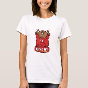 I Love My Hot Canadian Girlfriend T-Shirt