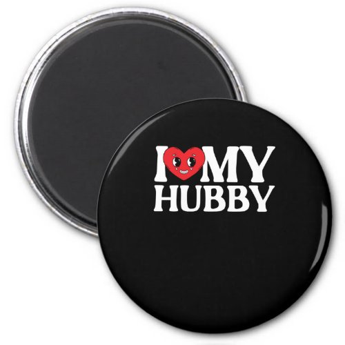 I Love My Hubby Valentines Day Marriage Cupid Love Magnet