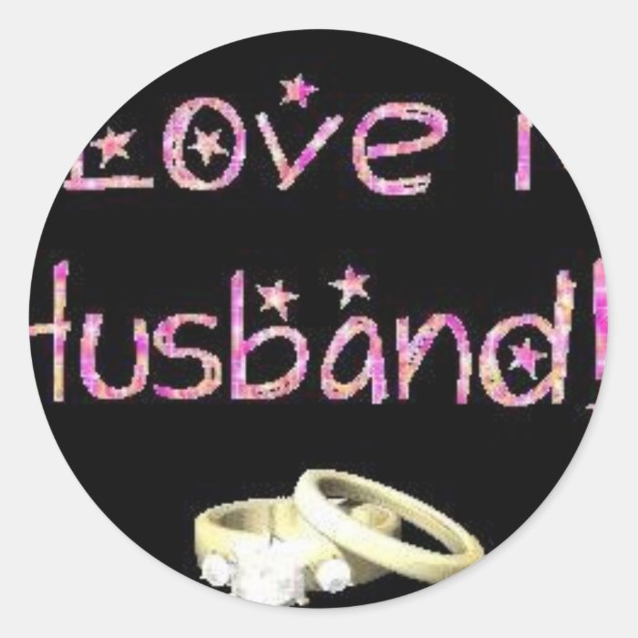 I love my husband alot sticker