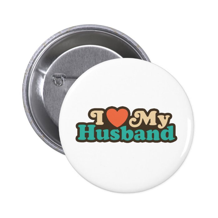 Love My Husband Buttons
