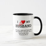 I LOVE MY HUSBAND Custom | Christian | Valentine Mug
