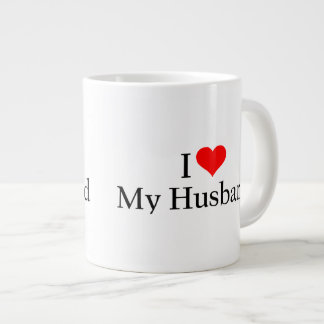 I love my husband giant coffee mug