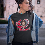 I Love My Husband Heart Photo  T-Shirt<br><div class="desc">Looking for a unique and romantic gift? Look no further than this custom I Love My Husband photo shirt! Simply upload a photo of yourself, and Zazzle will print it onto a shirt for you. This shirt is perfect for anniversaries, Valentine's Day, or any other special occasion. Order yours today!...</div>