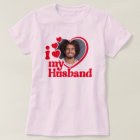 I Love My Husband Heart Photo