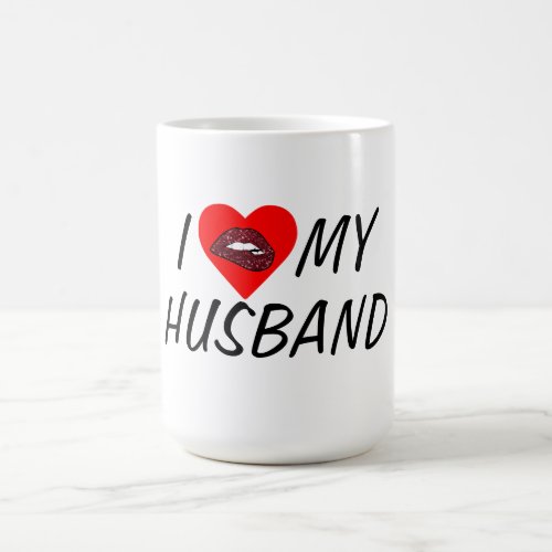 I love my husband mug