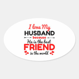 I Love My Husband Stickers - 100% Satisfaction Guaranteed | Zazzle