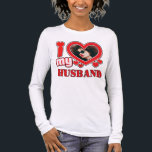 I Love My Husband Personalized Tri-Blend Shirt<br><div class="desc">I Love My Husband Personalized Photo and Text</div>