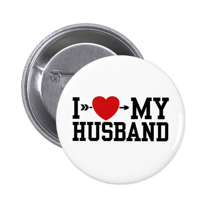 I Love My Husband Pins