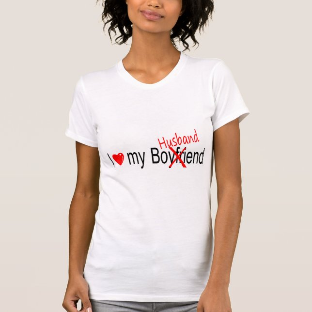 I Love My Husband T-Shirt (Front)