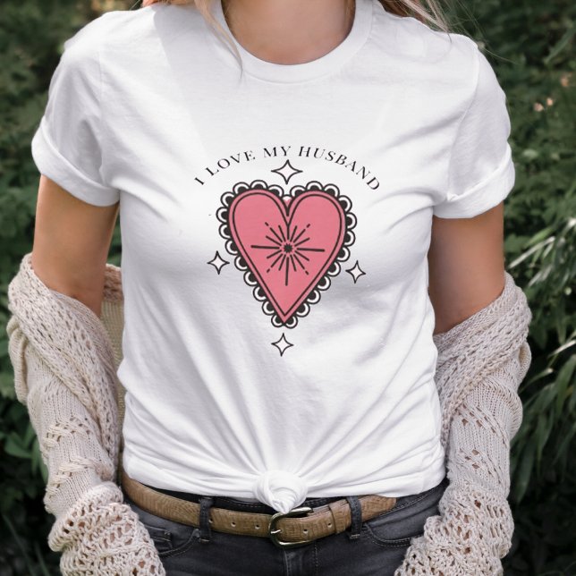 I Love My Husband Tri-Blend Shirt (Creator Uploaded)