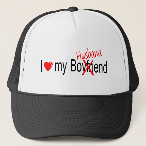 I Love My Husband Trucker Hat