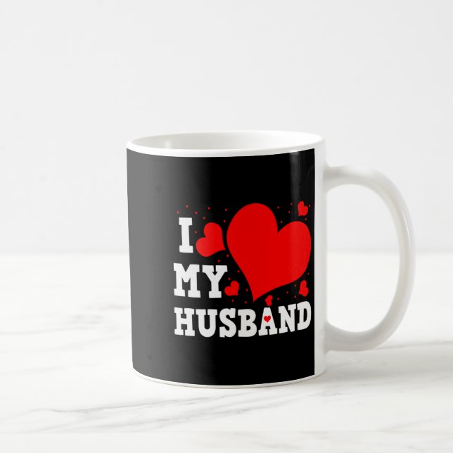 I Love My Husband Valentines Day Family Matching G Coffee Mug (Right)