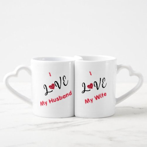 I love my husband wife mug  mr and mrs mugs
