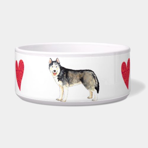 I Love my Husky Bowl