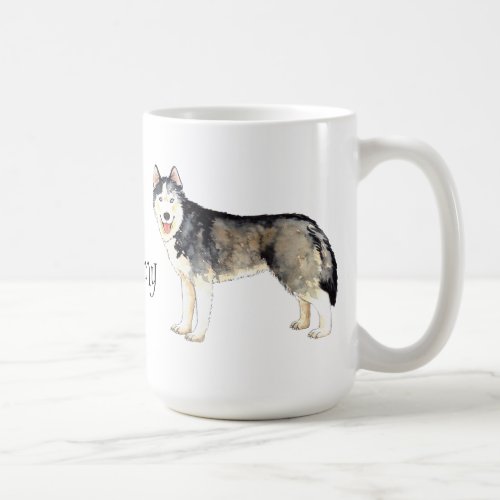 I Love my Husky Coffee Mug