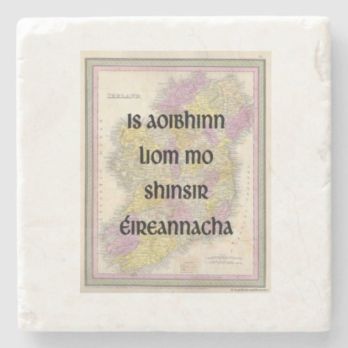 I Love My Irish Ancestors  Custom Coasters