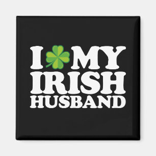 I Love My Irish Husband Couple St Patrick's Day Magnet
