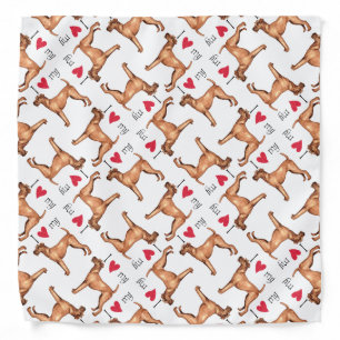 I Love my Irish Terrier Bandana