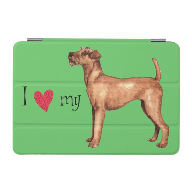 I Love my Irish Terrier iPad Mini Cover (Horizontal)