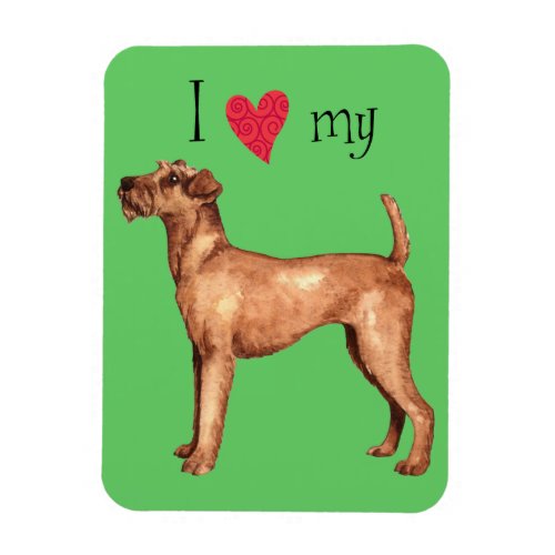 I Love my Irish Terrier Magnet