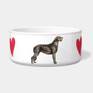 I Love my Irish Wolfhound Bowl