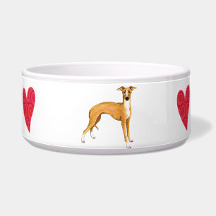 I Love my Italian Greyhound Bowl