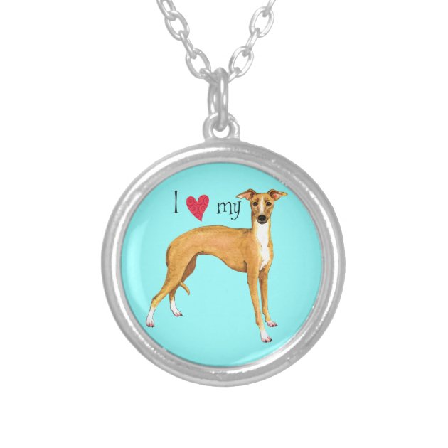 Italian greyhound cheap necklace