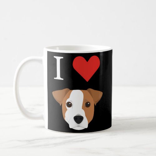 I Love My Jack Russell Dog Coffee Mug