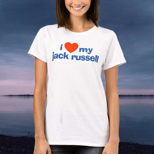 I Love My Jack Russell T_Shirt