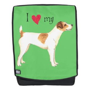 I Love my Jack Russell Terrier Backpack