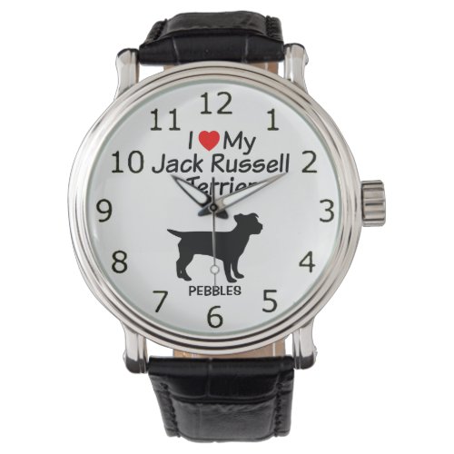 I Love My Jack Russell Terrier Dog Watch