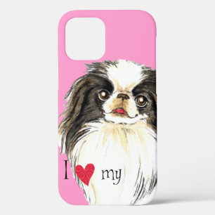 I Love my Japanese Chin iPhone 12 Case