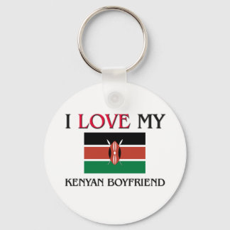 I Love My Kenyan Boyfriend Keychain