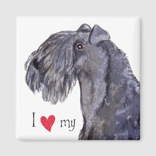 I Love my Kerry Blue Terrier Magnet