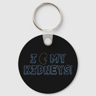 I Love My Kidneys Keychain
