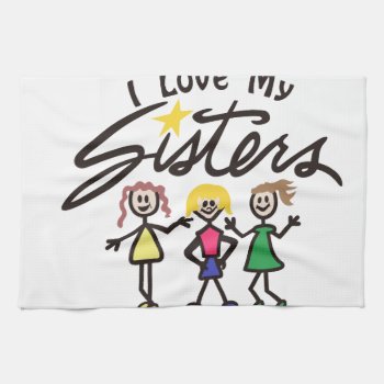 I Love My Kitchen Towel by Grandslam_Designs at Zazzle