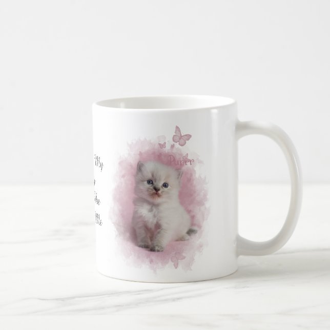 I Love My Kitty and She Loves Me Coffee Mug (Right)