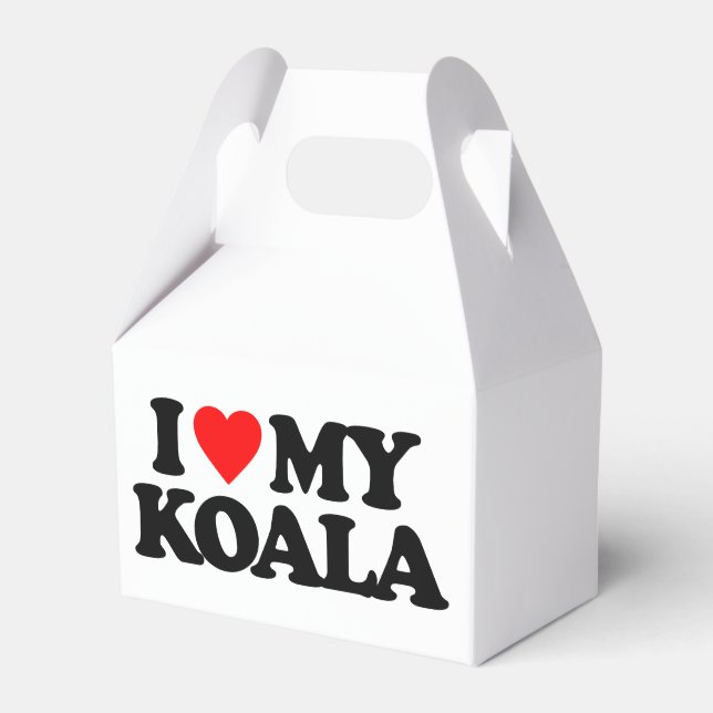 I LOVE MY KOALA FAVOR BOXES (Front Side)