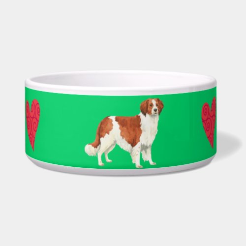 I Love my Kooikerhondje Bowl