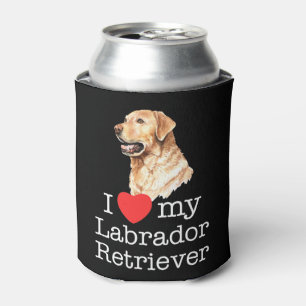 I Love My Labrador Retriever Can Cooler