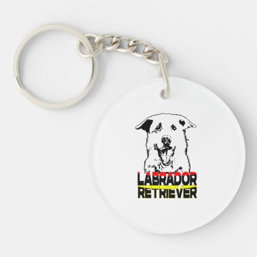 I love my Labrador Retriever Labrador mom Keychain