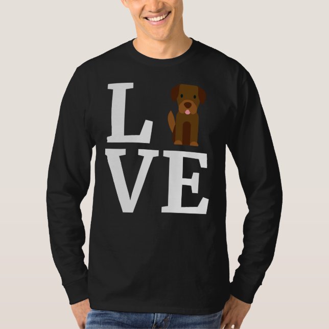 I Love My Labrador Retriever Labrador Retriever T-Shirt (Front)