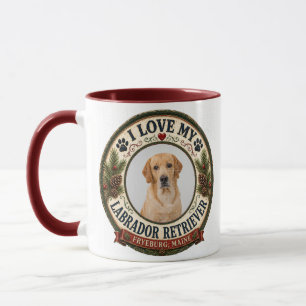 I Love My Labrador Retriever Personalized Pet Mug