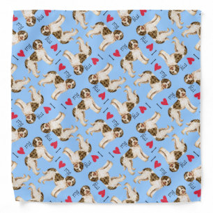 I Love my Lagotto Bandana