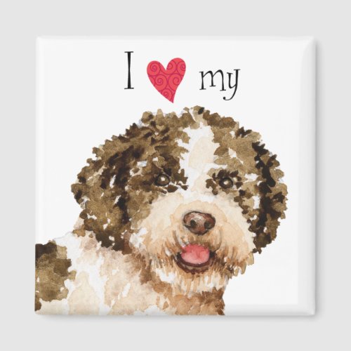 I Love my Lagotto Magnet