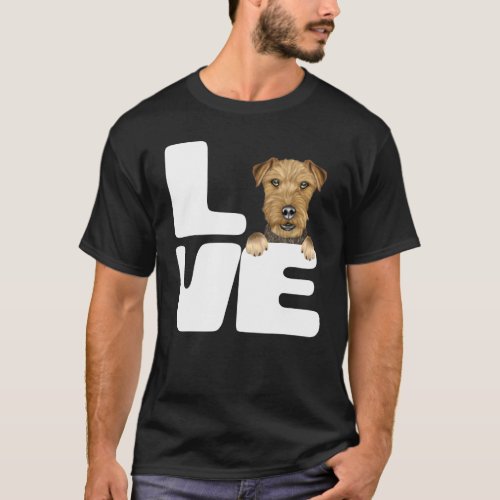 I Love My Lakeland Terrier Dog T_Shirt