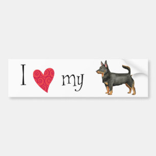 I Love my Lancashire Heeler Bumper Sticker