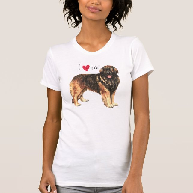 I Love my Leonberger T-Shirt (Front)